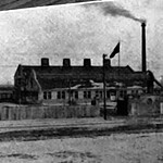 The Meji Seika Factory at Mukden where some of the POWs worked. Mukden Factory