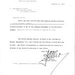 Letter received by the wife of Capt. Ferris Spoor stating he was a POW. Spoor POW Letter