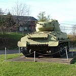 Sherman Tank Memorial to Co. D