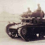 Tank Number 2 of HQ Company. - Courtesy of the Rowland Family Hq tank