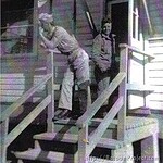 Pvt. Joseph Moczarny and Pvt. Lewis Wallisch. - Courtesy of the Rowland Family Moczarny and Wallisch