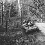 Company A tank on a back road. Sandmire45