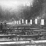 Members of A Company at the firing range at Ft. Knox, Kentucky. Sandmire33