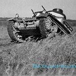 A Company tank on the firing range. Harrie3