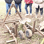 Visite d'une machine semis chanvre