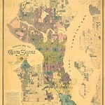 Anderson's Map of Greater Seattle circa 1909