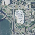 Portland CBD Detail Aerial Photo Portland Oregon Central Business District Detail Aerial Photo