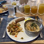 Biscuits Gravy with Potatoes at Swan Reserve Amare Biscuits Gravy with Potatoes at Swan Reserve Amare