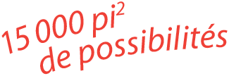 Terrains à vendre : 15 000 pi2 de possibilités