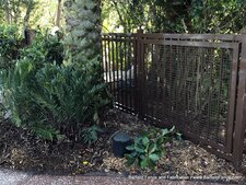 Aluminum Pool Fence with 1" Sq. Opening Aluminum Mesh