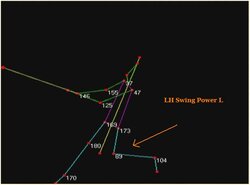 Physicists define the perfect swing as one that facilitates the most complete transfer of energy from batter to bat. By that standard, Mantle was nearly perfect. At impact, Mantle's back leg formed what batting coaches sometimes call a "power L." Mantle fit that configuration batting both right-handed and left-handed. His thigh and calf met in a perfect right angle