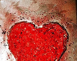 Heart on Fire Heart on Fire - 24x30 - Syben