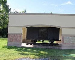 The POWs at San Fernando were packed into small wooden boxcars known as "forty or eights" since each car could hold forty men or eight horses. BoxCar2