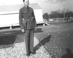 Laprade Brown in his dress uniform. Brown15