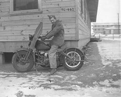 Frank Byars in front of Headquarters Building. Byars3