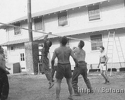 B Co. volleyball game Volleyball 1