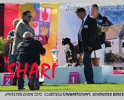 Jahressiegerin Shari vom Globetrotter