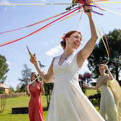 ruban bouquet mariage photographe Lyon