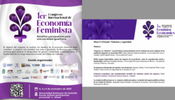Participación en el I Congreso Internacional de Economía Feminista de la Universidad Autónoma de Coahuila - México