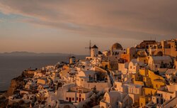 Santorini at Sunset Santorini at Sunset