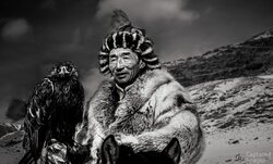 A Proud Kasakh Eagle Hunter