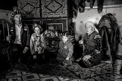 A Beautiful Kasakh Family
