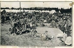 48th
arrives in Valcartier 13 Sept 1914.