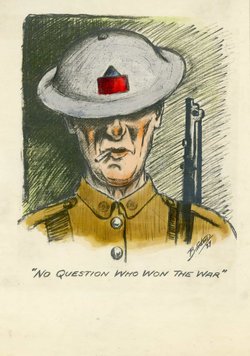 Sketch
by Lt Banton signed 1927.