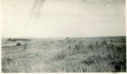 Death Valley taken from above Courcelette Cemetery.
Undated.
