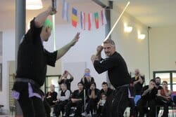 The Masters in combat.