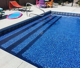 Full Shallow end step Pool Steps