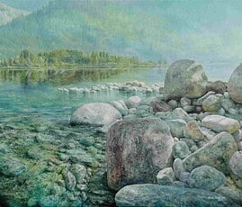 Kootenay-Lake-no.26 - 56"x36" Sold