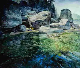 Kootenay-Lake-no.28 - 48"x26" - Sold