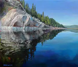 Kootenay-Lake-no.31 - 48"x27"