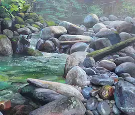 Hall Creek 36"x17" Sold