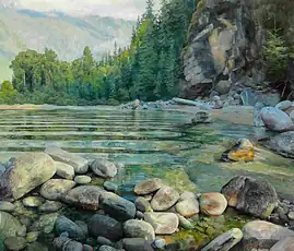 Green Late August - 48" x 32" (122 x 81cm)