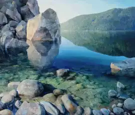 Kootenay Lake #38 – 48″x36″ (122 x 91cm) Sold