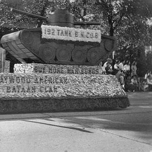 A float from the first Maywood Bataan Day which was held on Saturday, September 12, 1942.
Courtesy of the Maywood Bataan Day Organization Bataan Day 1942