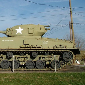 Sherman Tank Memorial to Co. D
