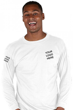 <p style="font-weight: bold; color: #000000;">LONG SLEEVE PREMIUM T-SHIRT</p>
<div style="display: grid; grid-template-columns: 1fr 1fr; gap: 20px;">
<!-- Left Column: Features -->
<div style="text-align: left; margin: 0 0 15px 0;">
<p style="text-align: left; margin: 0;"><strong>Features:</strong></p>
<span>Weight 200gsm</span><br>
<span>100% Cotton</span><br>
<span>Twin needle stitching throughout</span><br>
<span>Ribbed Cuff</span><br>
<span>Taped shoulder to shoulder</span><br>
<span>2XL available in Black and Navy only</span><br>
</div>
<!-- Right Column: Size Guide -->
<div style="text-align: left; margin: 0 0 15px 0;">
<p style="text-align: left; margin: 0;"><strong>Size Guide (Chest in inches):</strong></p>
<span>S – 40</span><br>
<span>M – 42</span><br>
<span>L – 44</span><br>
<span>XL – 48</span><br>
<span>2XL – 50</span><br>
</div>
</div>