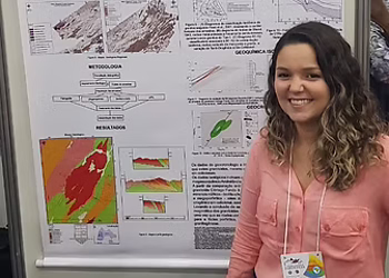 Thaís Monteiro – Oral presentation at the 49th Brazilian Congress of Geology 2018 | Rio de Janeiro, RJ