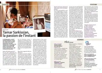 Le Mag D'Alfortville, Article sur l'exposition Simples moments de Vie, 2016 Parutions Médias Prise de vue & Retouche photographie Tamar Sarkissian