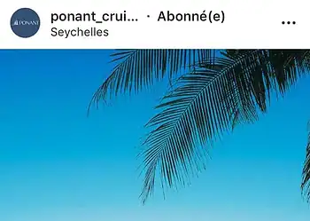 Instagram PONANT, 2019 Parutions Médias Prise de vue & Retouche photographie Tamar Sarkissian