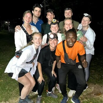 Group photo night activity headlamps 2026 05