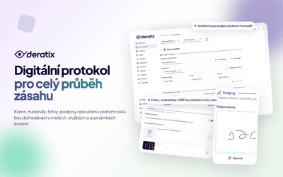 Digitalni protokol pro cely prubeh zasahu