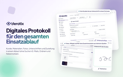 Digitales Protokoll fur den gesamten Einsatzablauf