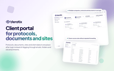 Client portal for protocols, documents, and service locations