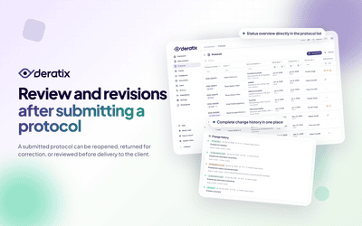 Protocols can be corrected, reviewed, and revised — anytime after submission