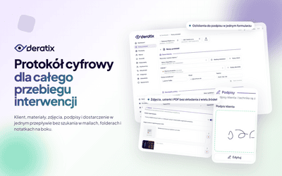 Cyfrowy protokol na caly przebieg interwencji