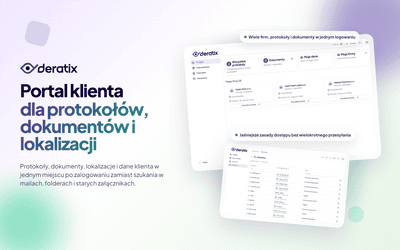Portal klienta dla protokolow, dokumentow i lokalizacji